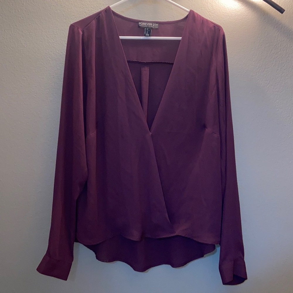 Forever 21 + Purple Blouse